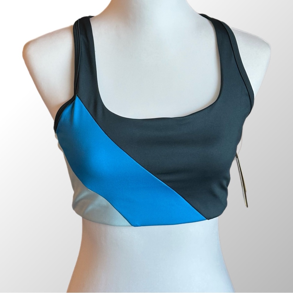 Eleven by Venus Williams Sports Bra NWT Size Medium Midnight Sky Blue Tones